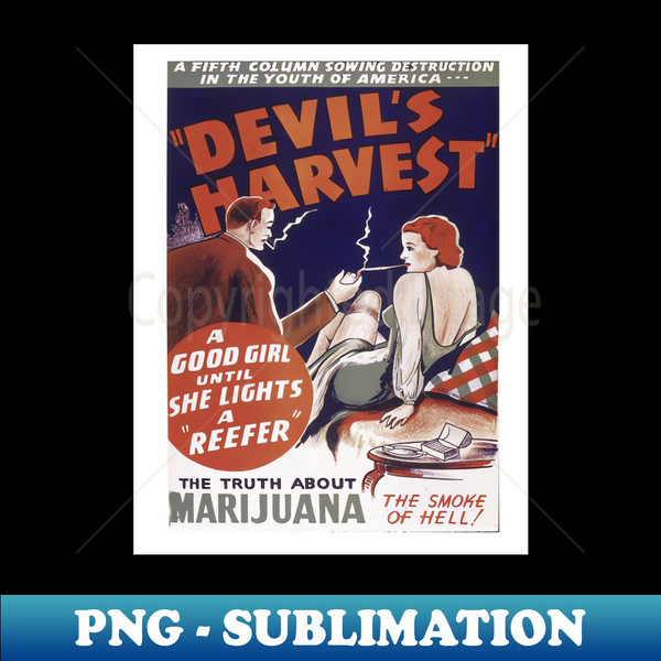 QN-20231103-16138_REEFER MADNESS- Devils Harvest Propaganda Poster 4543.jpg