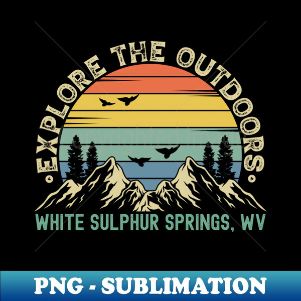 CO-20231104-31475_White Sulphur Springs West Virginia - Explore The Outdoors - White Sulphur Springs WV Colorful Vintage Sunset 6378.jpg