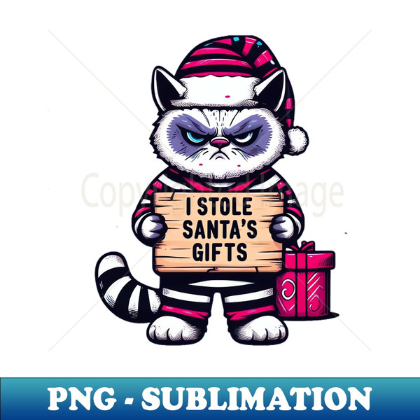 Grumpy Christmas Cat Christmas Cat 2024 Vintage Sublimatio Inspire