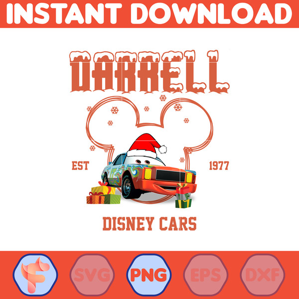 Christmas Cars Png, Disney Christmas, Light.ning McQ.ueen Png, Dis.ney Balloon Christmas Png, Xmas Holiday Png (22).jpg