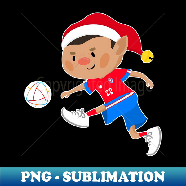 XK-20231106-5064_Costa Rica football Christmas elf Football World Cup soccer T-Shirt 2337.jpg