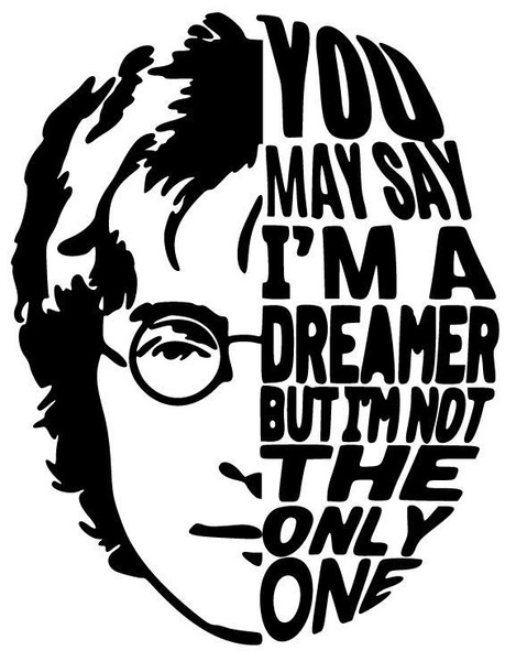 John Lennon Imagine FREE SVG.jfif