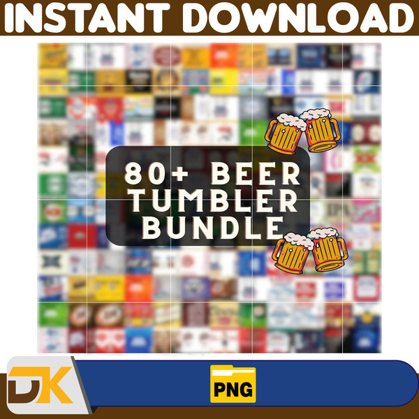 Beer tumbler wrap bundle Beer Tumbler bundle JPG For 20oz Sublimation beer brands Tumblers Instant Download 20 oz tumbler design.jpg