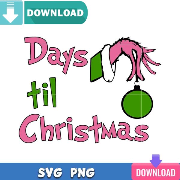 Days Til Christmas SVG Perfect Files Design Download.jpg