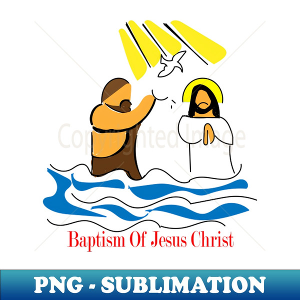 the baptism of jesus clipart