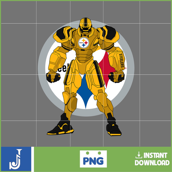 NFL Robot Football Team Png, Robot NFL Football Teams Png, Game Day Png, Football Season Png (4).jpg