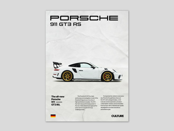 Porsche 911 GT3 RS Poster.jpg - Inspire Uplift