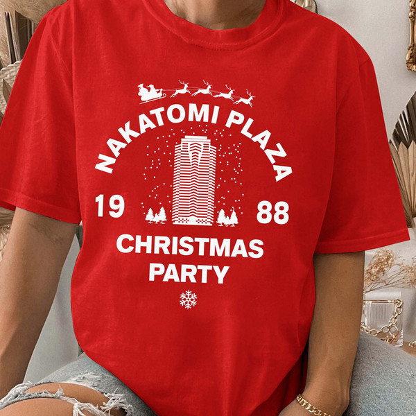 Nakatomi Plaza Christmas Party 1988 Shirt, Christmas Gift Unisex T Shirt Sweatshirt Hoodie 4.jpg