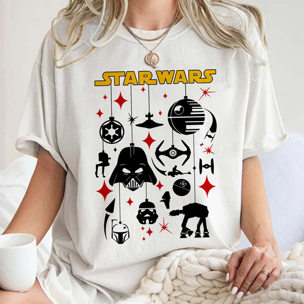 Star Wars Christmas Shirt, Christmas Gift, Disney Christmas Shirt, Star Wars Family Shirt, Merry Christmas Unisex T Shirt Sweatshirt Hoodie 2.jpg