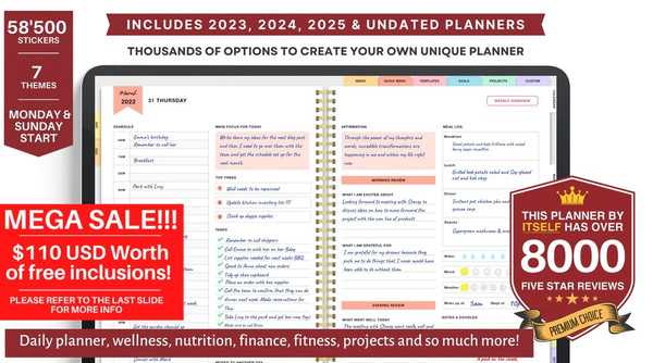 Get the best Kindle Scribe Planners 2024 - 2025, Download Free & Premium PDF