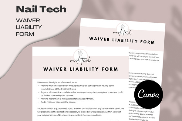 Waiver Form Nail, Nail Technician Liability, Nail Consent Form.png