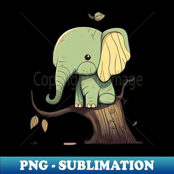 RS-20231114-5502_Cute baby elephant on a tree trunk 4785.jpg