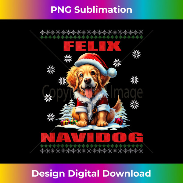 AD-20231115-1538_Golden Retriever Felix Navidog Ugly Christmas Sweater Tank Top.jpg