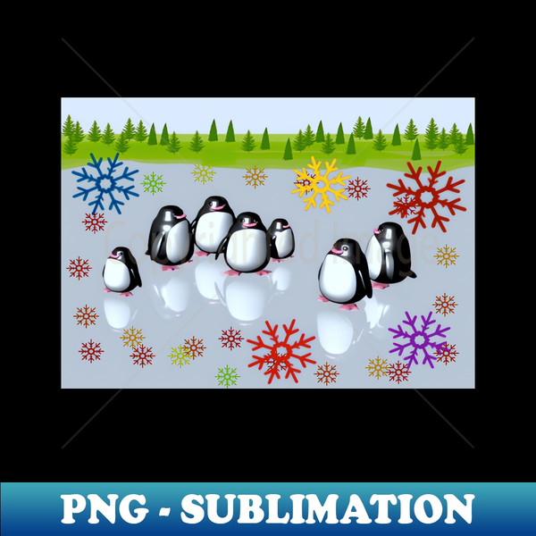 BJ-20231115-5047_Cute 3D graphic penguins on ice 8989.jpg