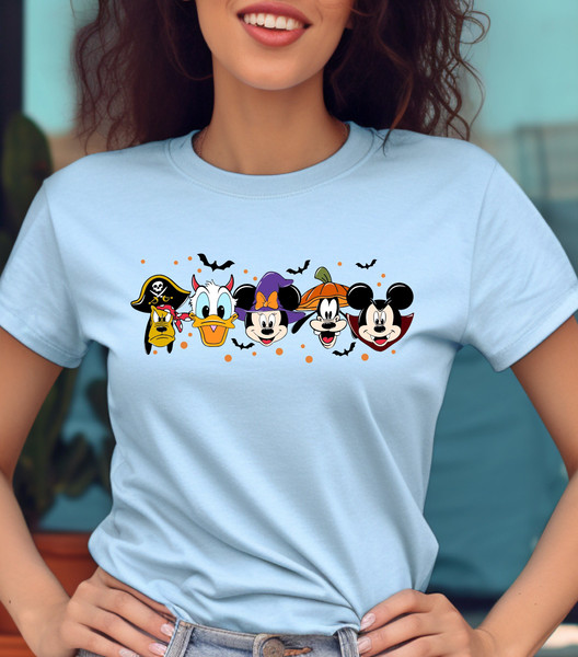 Spooky Mouse and Friends Comfort Colors Shirt, Mickey Boo Halloween Shirt, Pumpkin Mickey, Disney Spooky Shirt, Disney Halloween Shirt.jpg