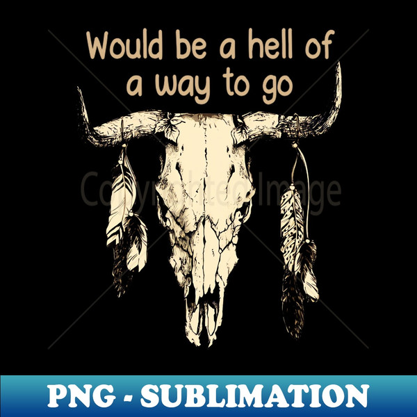 WF-20231115-13247_Would be a hell of a way to go Bull-Skull Graphic Feathers 5913.jpg