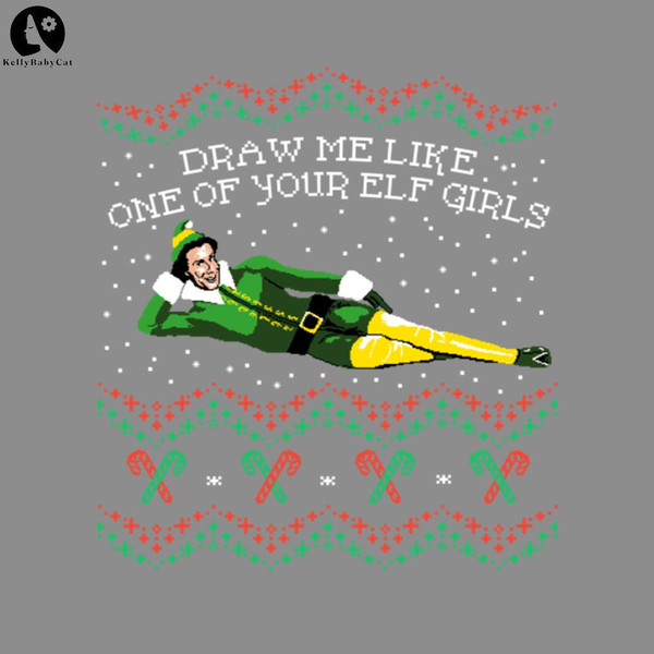 KL151123189-Draw me like one of your elf girls PNG, Christmas movie PNG.jpg