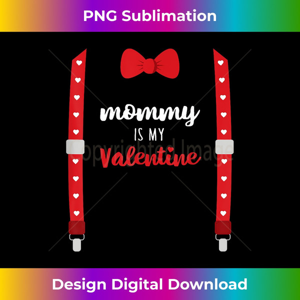 WG-20231117-1582_Mommy Is My Valentine T Shirt Heart Mom Suspenders Bow Tie 5924.jpg