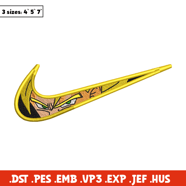 Goku ss eyes Nike embroidery design, Dragon Ball embroidery, nike design, anime design, anime shirt, Digital download.jpg