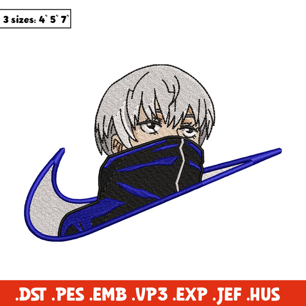 Inumaki Nike embroidery design, Jujutsu Kaisen embroidery, Nike design, anime design, anime shirt, Digital download.jpg