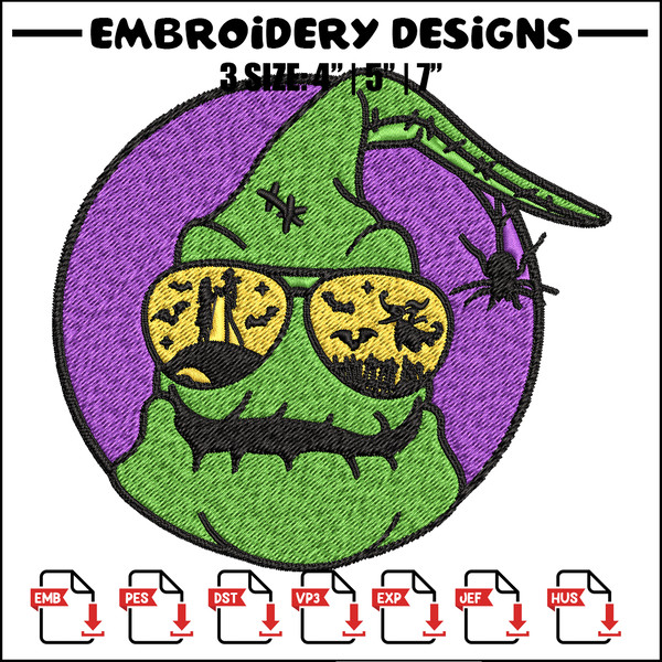 Oogie Boogie Man Embroidery design, Oogie Boogie Embroidery, halloween design, Embroidery File, Digital download..jpg