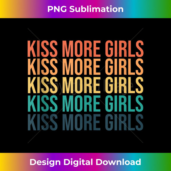 LL-20231118-1872_Kiss More Girls, Gay Lesbian Pride LGBT Rainbow Feminist Tank Top 2531.jpg