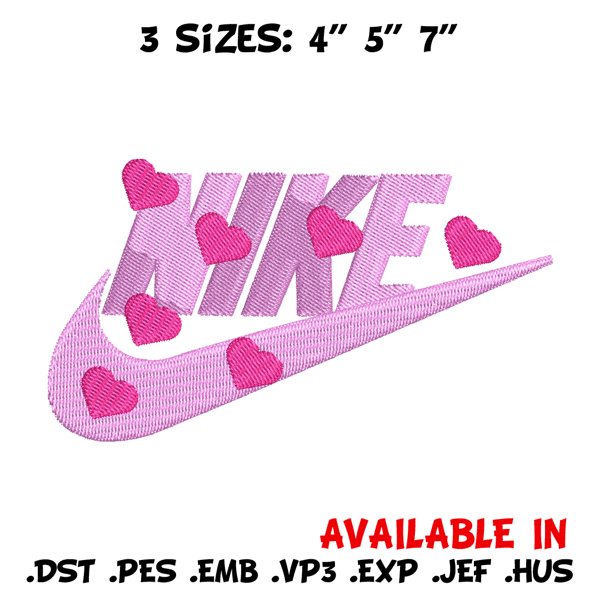 Nike heart embroidery design, Nike embroidery, Nike design, Embroidery shirt, Embroidery file, Digital download.jpg