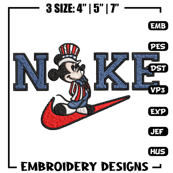 Nike mickey Embroidery Design, Brand Embroidery, Nike Embroidery, Embroidery File, Logo shirt, Digital download.jpg