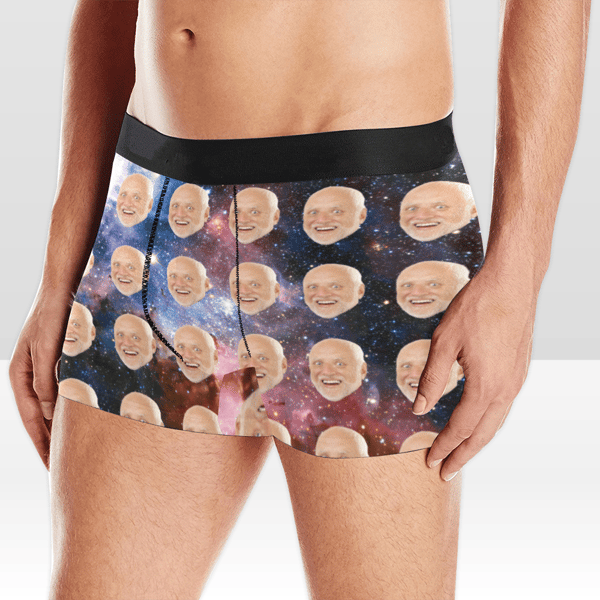 Men's Custom Boxer Shorts. Men's Personalised Boxer Shorts.