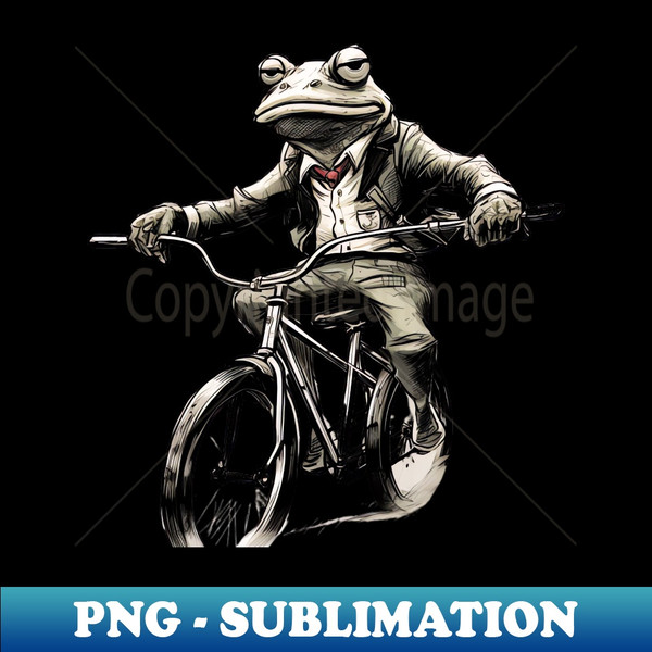 GG-20231120-15621_Frog On Bike Funny Frog Animal On Bike 7080.jpg