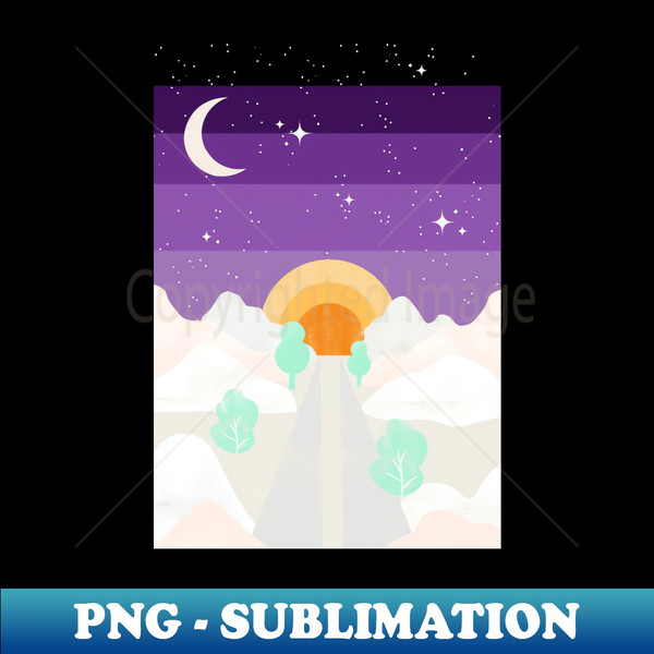 IA-20231121-62275_Snowy wild sunrise - psychedelic landscape art illustration 1563.jpg