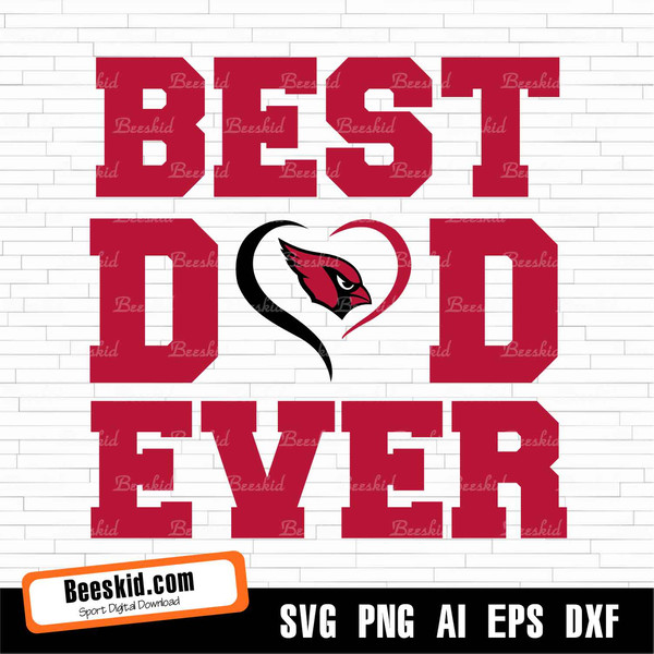 Best Dad Ever Arizona Cardinals svg, Cardinals svg, Cardinals png, Arizona Cardinals Logo, Cardinals Cricut, Cardinals Clipart-NFL SVG.jpg