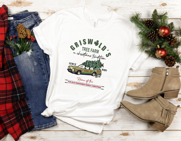 Griswold's Tree Farm Shirt, Tree Farm Shirt, Christmas Shirt, Christmas Tree Shirt, Christmas Family, Xmas Farm Tee, Women's Christmas Shirt.jpg