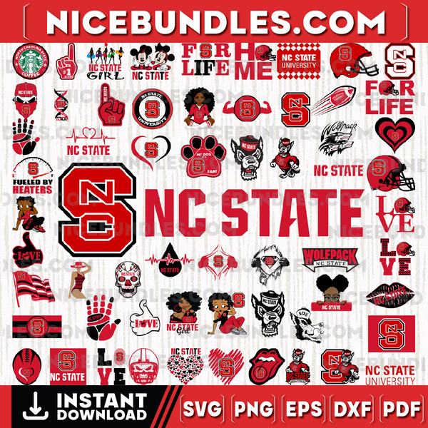 60 Files NC State Wolfpack Team Bundle Svg, NC State Wolfpack Svg, NCAA Teams svg, NCAA Svg, Png, Dxf, Eps, Instant Download-sport.jpg