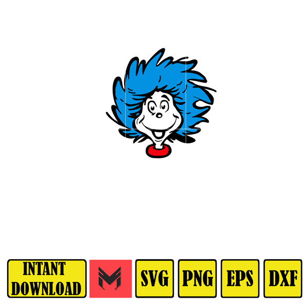 Dr Seuss Svg, Cat In The Hat SVG, Dr Seuss Hat SVG, Green Eggs And Ham Svg, Dr Seuss for Teachers Svg, Cricut, Thing Svg (701).jpg