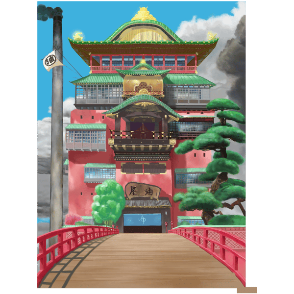 Bathhouse Spirited Away Digital Art.png