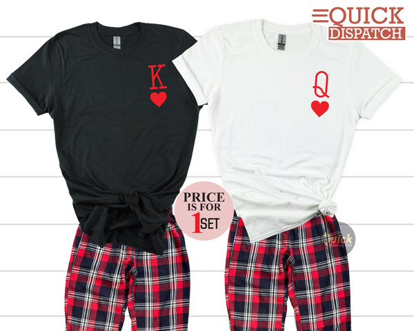 Matching Couples King & Queen Pajamas