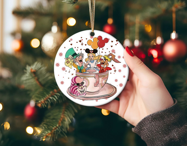 Personalized Alice Ornament, Alice In Wonderland Ornament - Inspire Uplift