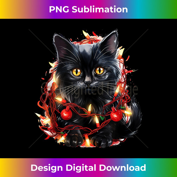 FB-20231122-3598_Funny Black Cat Christmas Light Funny Cat Lover Christmas Tank Top 1026.jpg
