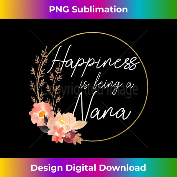 IZ-20231122-6828_New Nana shirts Flower Funny Happiness Is Being A Nana 1894.jpg