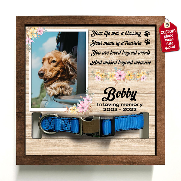 dog collars, pet memorial gift, dog memorial gifts, pet condolence gifts, cat memorial gifts, pet bereavement gifts, dog loss gift, pet loss gift, cat loss gift