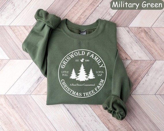 Christmas Tree Farm Sweatshirt, Griswold Christmas Sweatshirt, Funny Christmas Shirt, Christmas Vacation Shirt, Christmas Crewneck, Xmas Tee.jpg