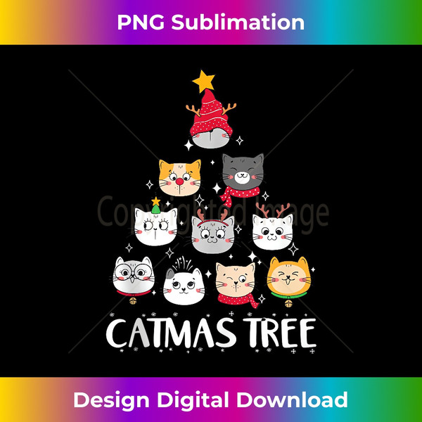 ZL-20231122-1738_Catmas Tree Cat Christmas Tree Lights Meowy Cats Xmas Kids Tank Top 0323.jpg