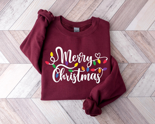 Christmas Sweatshirt, Merry Christmas Sweatshirt, Family Christmas 2023 Shirt, Matching Christmas Santa Shirts,Christmas Sweatshirts 1.jpg
