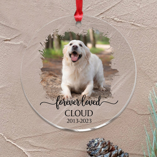 Dog Memorial Ornament, Dog Loss Gift, Cat Loss Gift, Pet Loss Gift