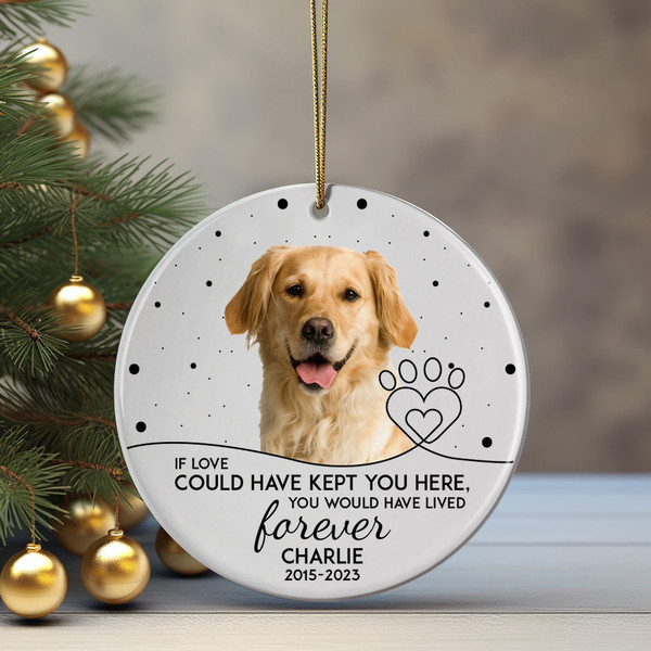 Dog Memorial Ornament, Dog Loss Gift, Cat Loss Gift, Pet Loss Gift