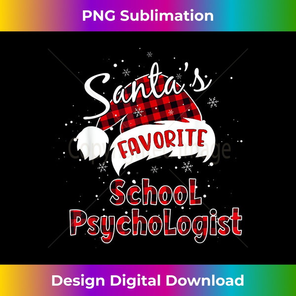 GN-20231123-3948_Funny Santa's Favorite School Psychologist Christmas Plaid 0909.jpg