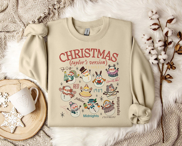 Taylor Swiftie Christmas Sweater, Christmas Sweatshirt, Festive Holiday Pullover, Christmas Sweater, Winter Warmth Jumper.jpg