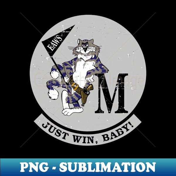 LR-3293_F-14 Tomcat - Just Win Baby - Silver - Grunge Style 3696.jpg