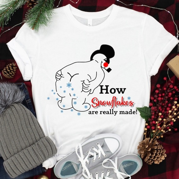 How Snowflake Are Really Made, Funny Snowman Shirt, Funny Christmas Shirt, Holiday Shirt, Winter Shirt, Snowflake Maker Shirt,Christmas Gift.jpg